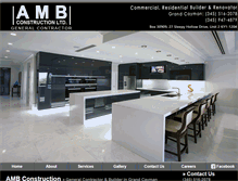 Tablet Screenshot of ambconstructioncayman.com